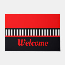 Fett Rot Schwarz und Weiß