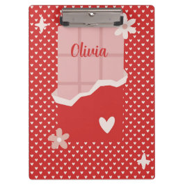 Fett rotes Herz Liebe Design - Perfekt für kundens Klemmbrett