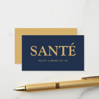 Fett Schriftart "Santé" Französisches Gratis Drink