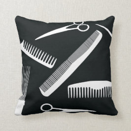 Fett Schwarz-Weiß-Salon-Mode Kissen