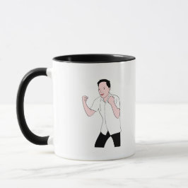 Fett Schwarze Inspiration Tasse