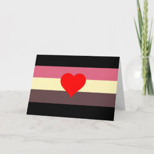 Fett Stolz Flagge Feiertagskarte