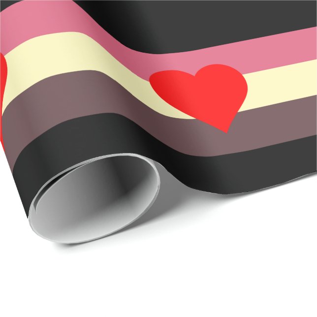 Fett Stolz Flagge Geschenkpapier (Rolleneckpunkt)