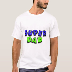 Fett Super Dad Grafik T-Shirt