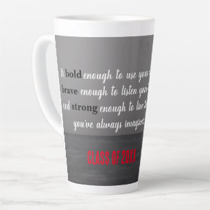 Fett, tapfer, stark, Latte-Tasse Milchtasse