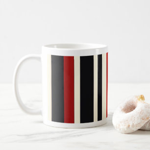 Fett Tasse der vertikalen Streifen