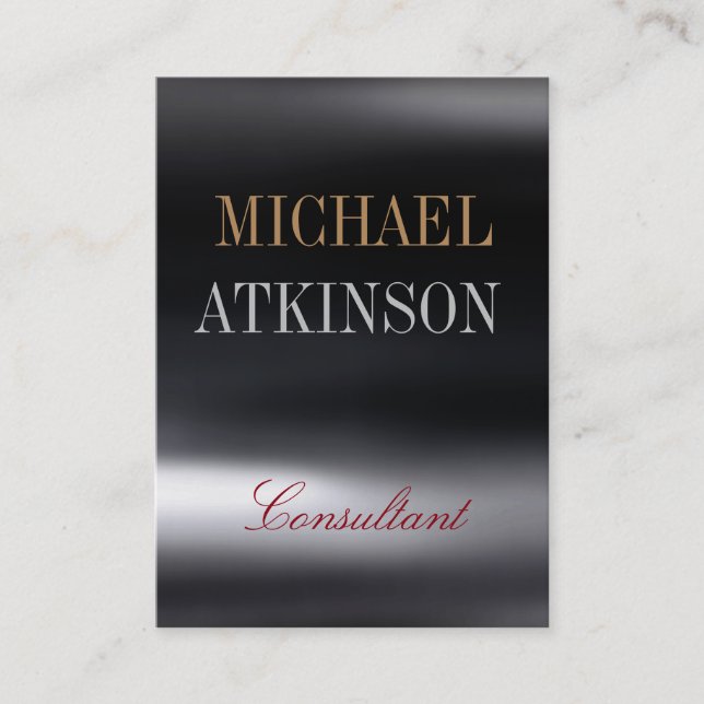 Fett Text Creative Unique Chubby Visitenkarte (Vorderseite)