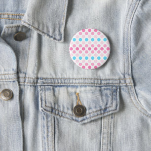 Fett transfeminine Flag-Punkte Button