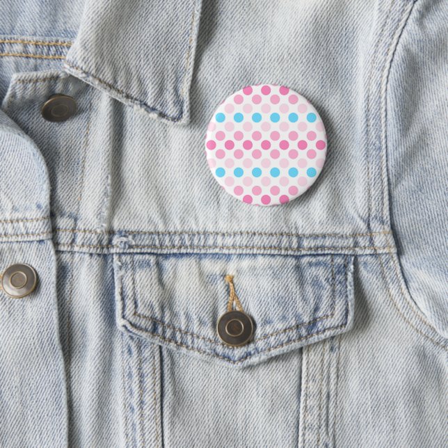 Fett transfeminine Flag-Punkte Button (Beispiel)