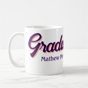 Fett-Typ einfache schwarze Klasse moderne Abschlus Kaffeetasse
