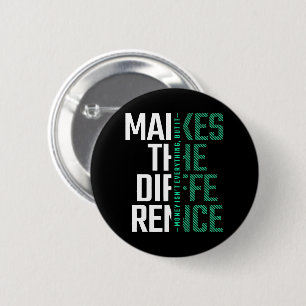 Fett Typografie Inspirierend "Make the Different" Button