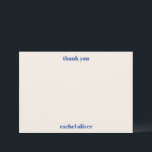 Fett Typografie Ivory Blue Custom Niedlich Bat Mit Dankeskarte<br><div class="desc">Bold Typografie Ivory Blue Custom Niedlich Bat Mitzvah Danke Karte</div>