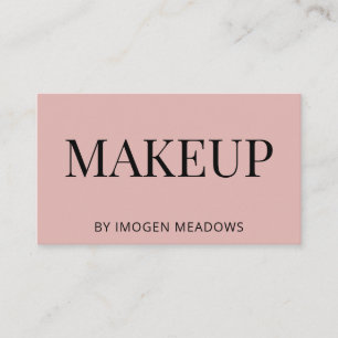 Fett Typografie machen Dusty Pink Stilvoll Visitenkarte