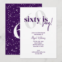 Fett Typografie mit Kalligrafie 60 ist Sexy Geburt