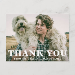 Fett Typografie Moderner Abschluss Postkarte