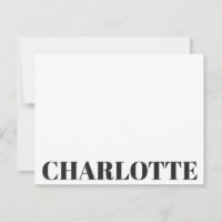 Fett Typografie Personalisiert Name Schwarz-weiß