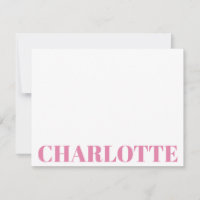 Fett Typografie Personalisiert Pink Name