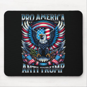 Fett Und Bunt Pro-amerika Anti-trump – Steh F Mousepad