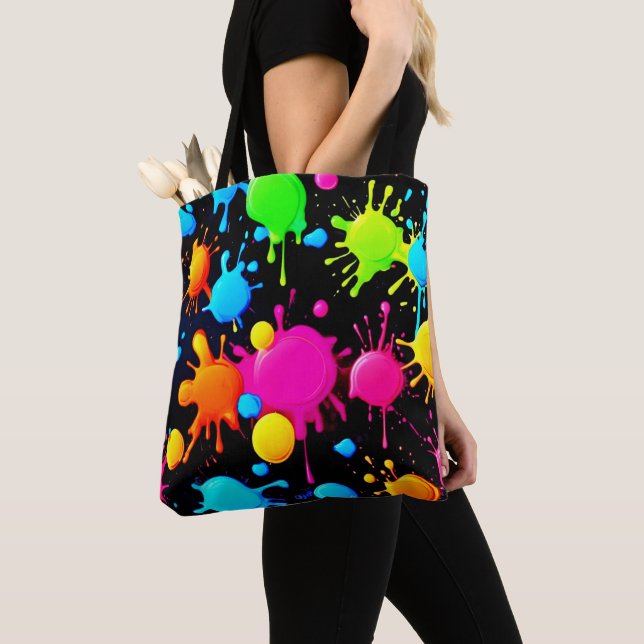 Fett- und Helle Farbstiche Tasche (Von Nahem)
