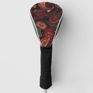 Fett und schön rotes Paisley Muster Golf Headcover