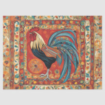 Fett und trendy rooster