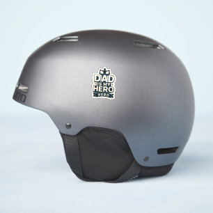 Fett Vater Hero Vatertag Sticker