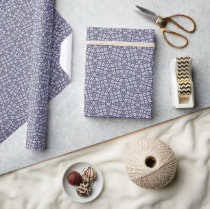 Fett zweiteilige Lila geometrische Diamant-Sternex Geschenkpapier