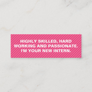 Fettangebot Mini Visitenkarte