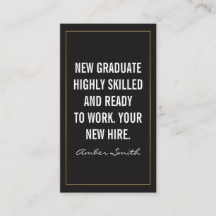 Fettangebot Visitenkarte