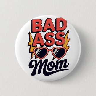 Fettarsch-Mama Lustige Sommer Retro-Sonnenbrille Button
