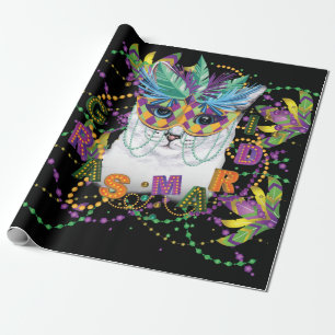 Fettdienstag Cat, Funny Fettdienstag Geschenkpapier