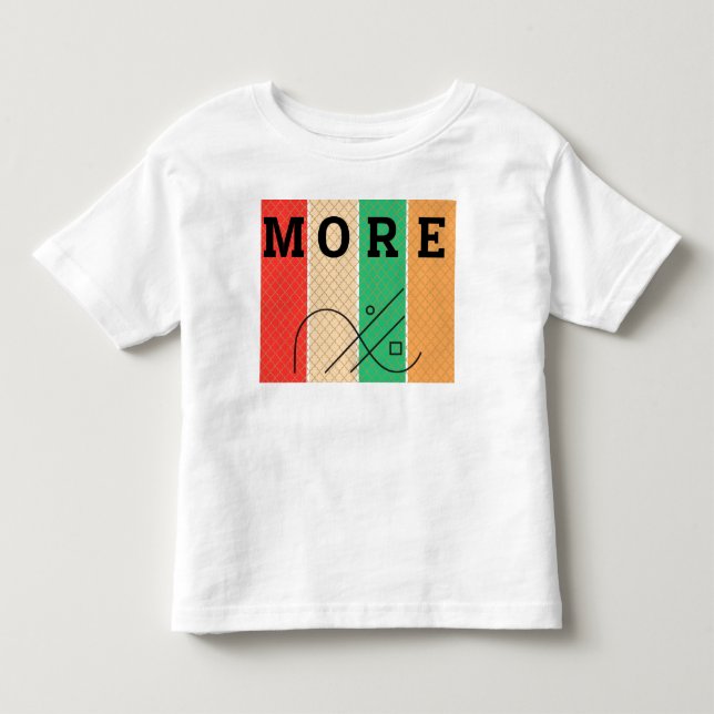 Fettdruck und Geometrie Kleinkind T-shirt (Vorderseite)