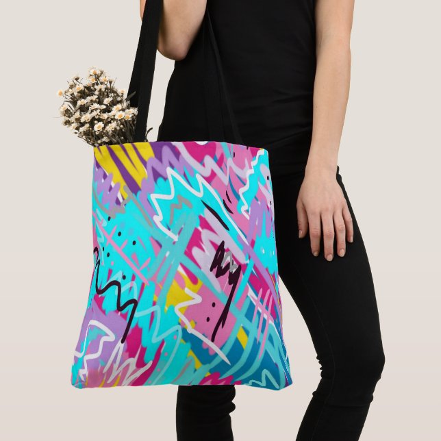 Fettdruckausdruck Abstrakt Tasche (Von Nahem)