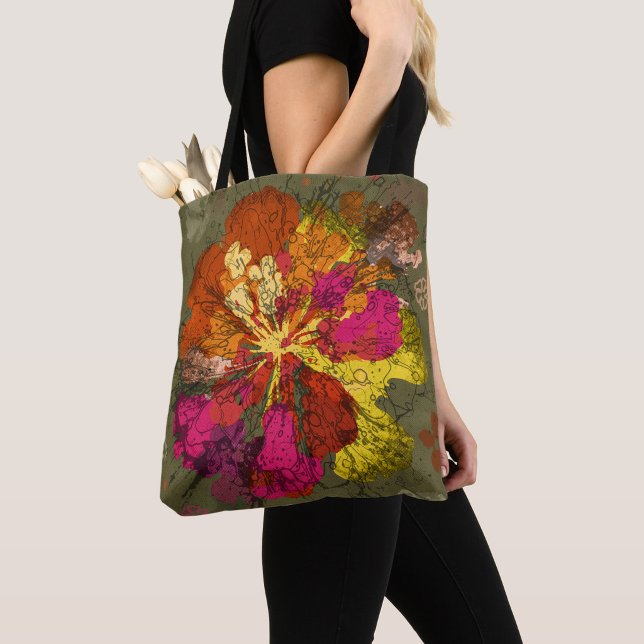 Fette Abstrakte Blüte Tasche (Von Creator hochgeladen)