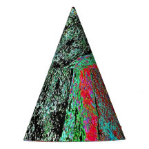 Fette abstrakte Partyhut, Liebliche Collagtextur
