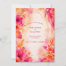 Fette Bollywood Hawaii Bogen Tropische Hochzeit