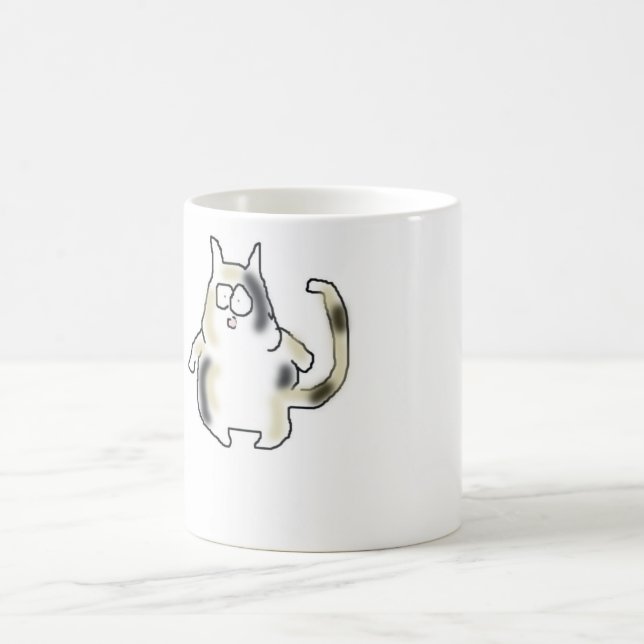 Fette Bowlegged Katze Kaffeetasse (Mittel)