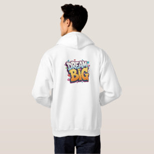 Fette Cartoon-Pop-Art-Graffiti – "Träum groß" 3D Hoodie