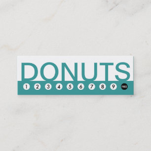 fette DONUTS-Kundenkarte Treuekarte