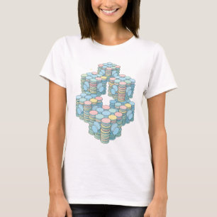 Fette gelbe UNBEKANNT Aussage Design T-Shirt