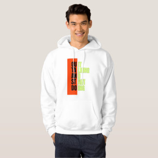 Fette Geometrie-Block-Typografie Hoodie