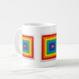 Fette geometrische Pop-Art Kaffeetasse