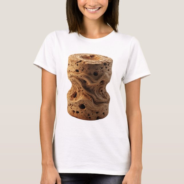 Fette graue ABSTRACT ART Statement Design T-Shirt (Vorderseite)