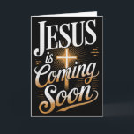 Fette Jesus Kommen Bald Christliche Bekleidung Pre Karte<br><div class="desc">Fette Jesus Kommen Bald Christliche Bekleidung Premium Tri-Blend</div>