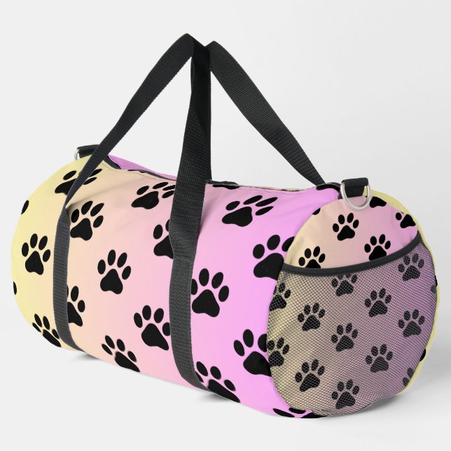 Fette Mandala-Tie-Dye-Ausrüstung  Duffle Bag (Rechte Ecke)