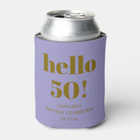 Fette moderne einfache weiche violette 50. Geburts