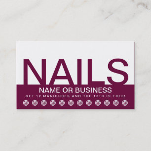 fette NAILS Kundenkarte Treuekarte
