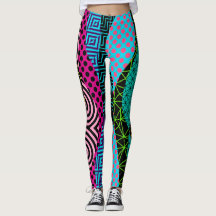 Fette Pattern Pop Fashion Leggings