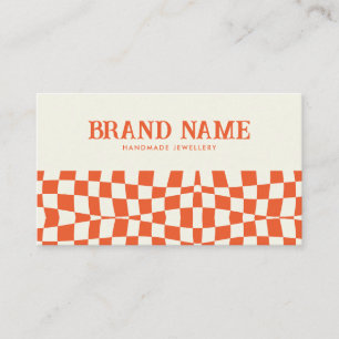 Fette Retro-Bold-Fun Visitenkarte