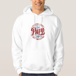 Fette Retro-Papy-Kreistypografie Hoodie